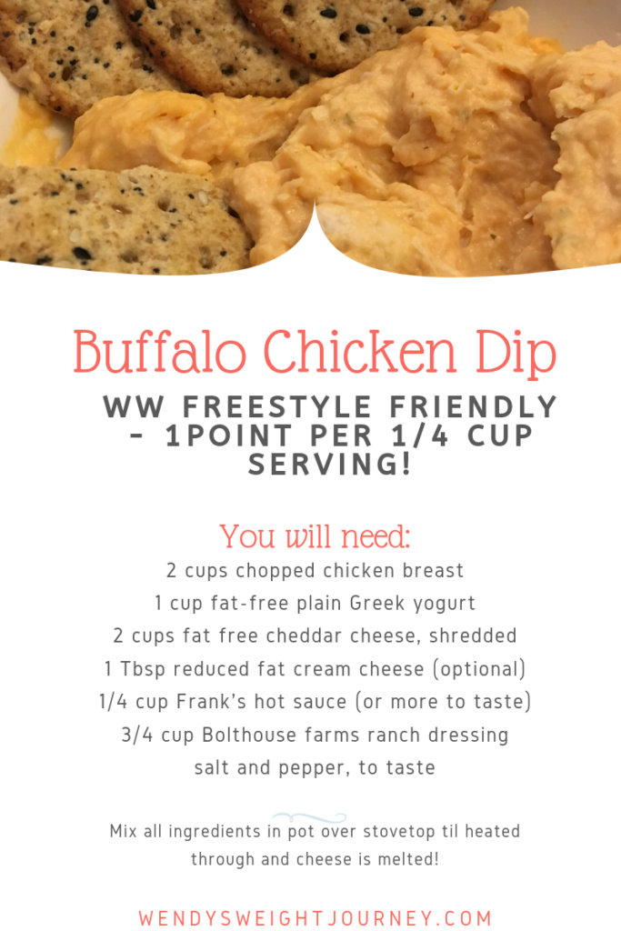 Buffalo Chicken Dip – Weight Watchers Freestyle Friendly! | Wendy's ...