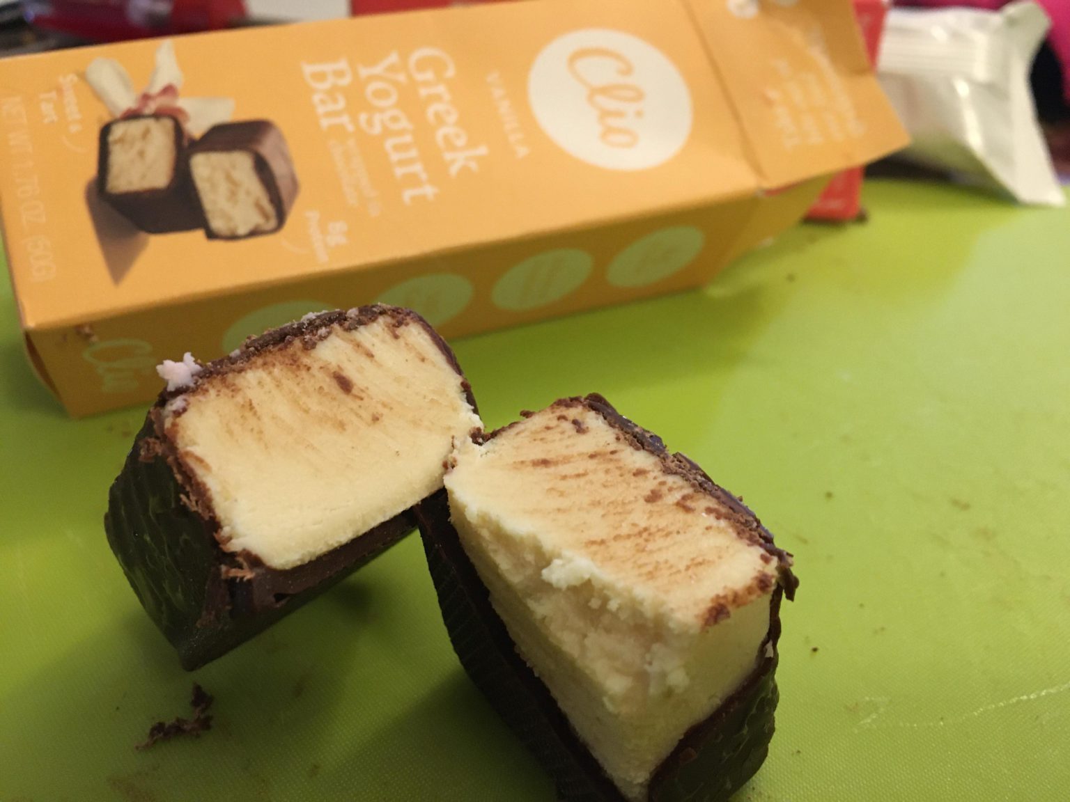 Clio Greek Yogurt Bars Review + Taste Test Wendy's Weight Journey